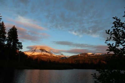 Mount Lassen Cloaks Itself