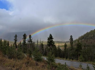 Rainbow, Swan Mountain Overlook