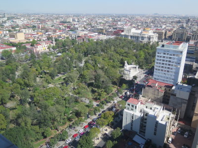 Mexico City view from Hilton hotel