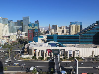 Las Vegas Tropicana hotel room view