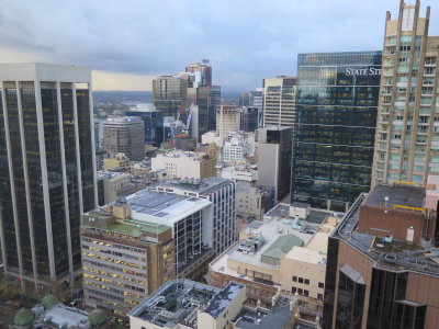 Sydney Hilton hotel room view
