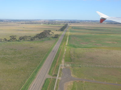 landing at Avalon airport