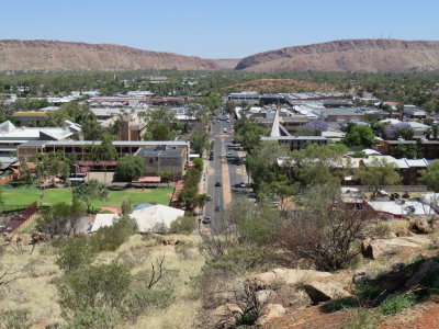 Alice Springs view from Anzac Hill