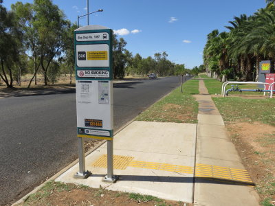 Alice Springs bus stop 