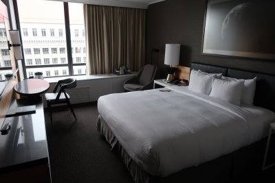 Portland my room at Hilton hotel