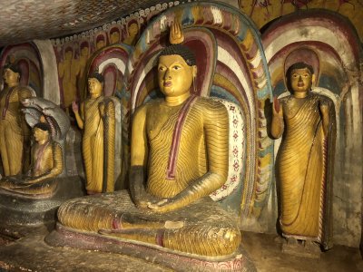 Buddhas at Dambulla