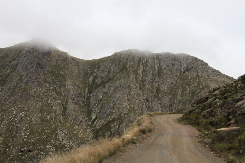 Approaching the summit of the pass