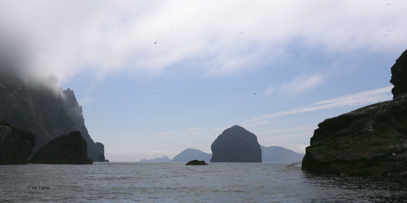 Stac Lee and the cliffs of Boreray