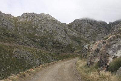 Approaching the summit of the pass