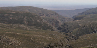 Start of the descent on the other side