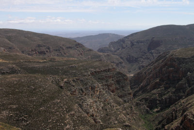 Start of the descent on the other side