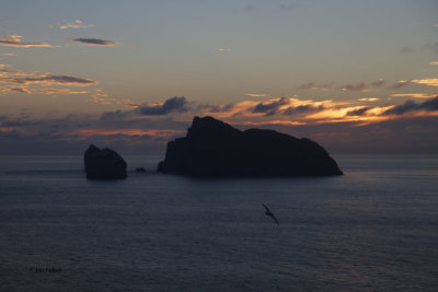 Sunrise over Boreray, Stac Lee and Stac an Armin