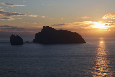 Sunrise over Boreray, Stac Lee and Stac an Armin