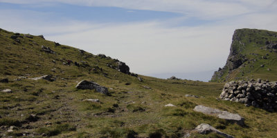 Walking up towards the Lover's Stone