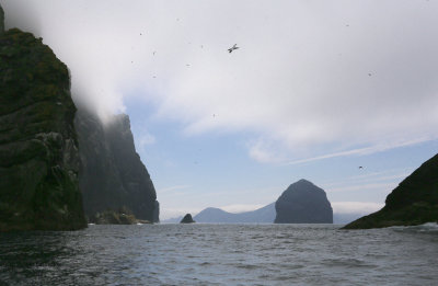 Stac Lee and the cliffs of Boreray
