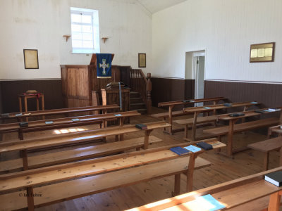 The church - the school room is through the door on the right