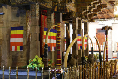 In the Temple of the Tooth, Kandy