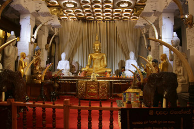 In the Temple of the Tooth, Kandy