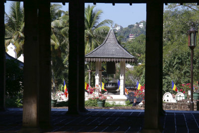 In the Temple of the Tooth, Kandy