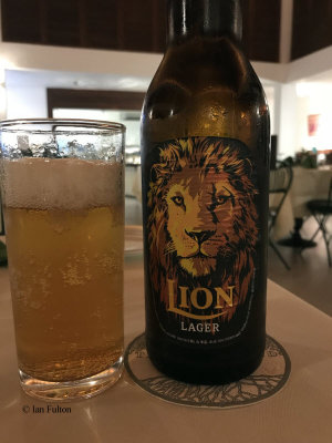 First beer in Sri Lanka