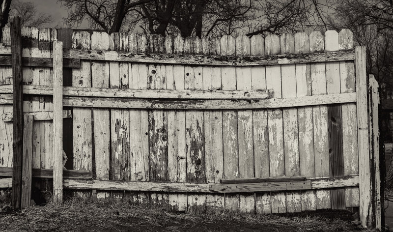 Patched Fence