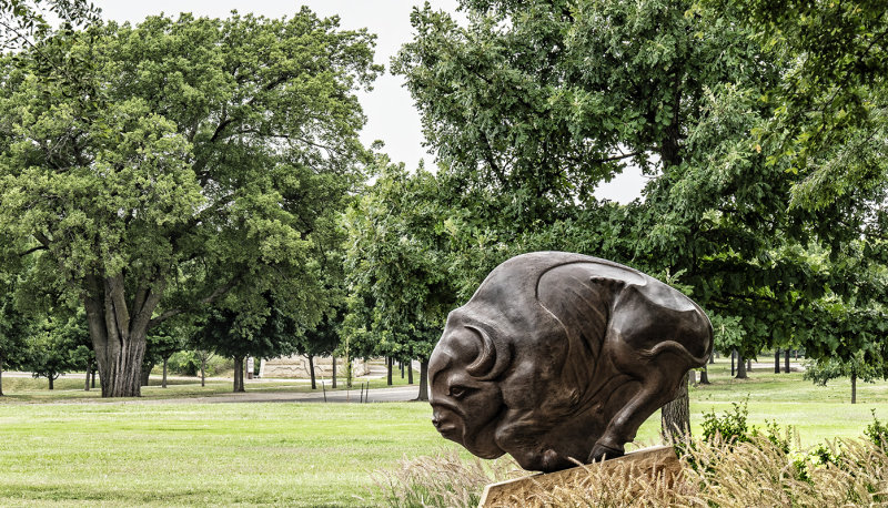 Bison Sculpture