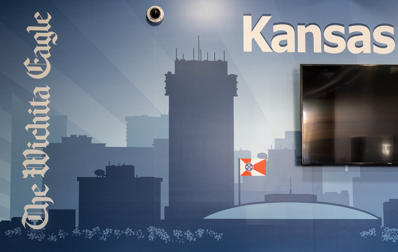  The Wichita Eagle Office Mural