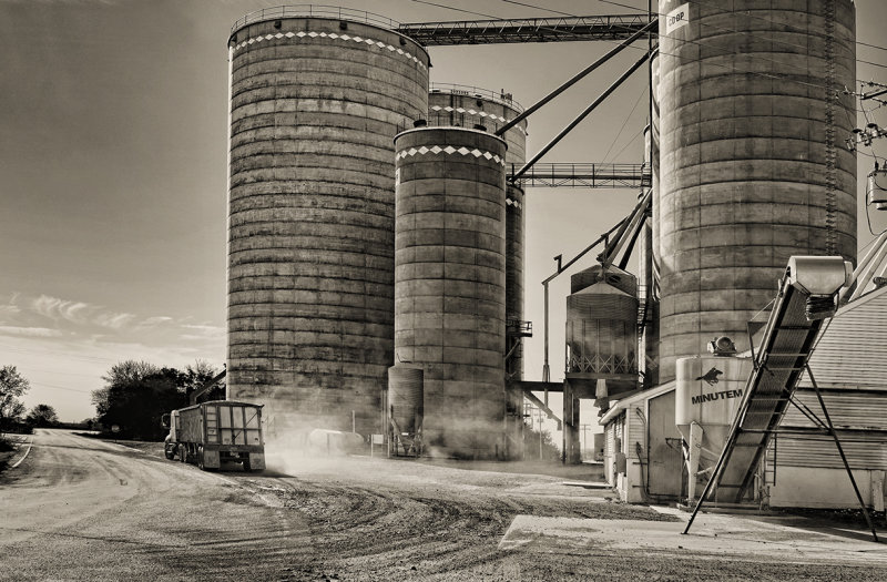 Grain Truck Leaving