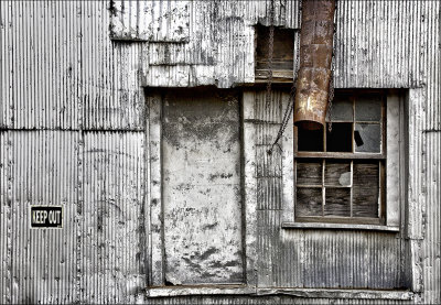 Abandoned Grain Elevator Detail