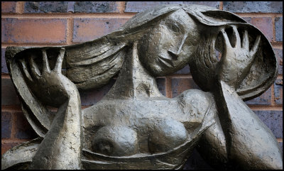 Semi Nude Sculpture Detail