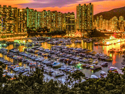 Yachts of the Typhoon Shelter