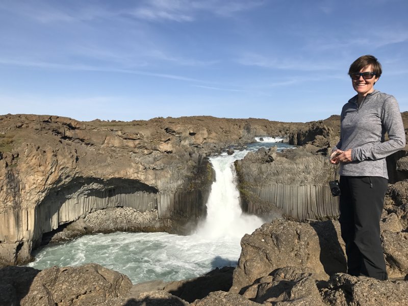 Inger vi Aldeyjarfoss  Skjlfandafljti