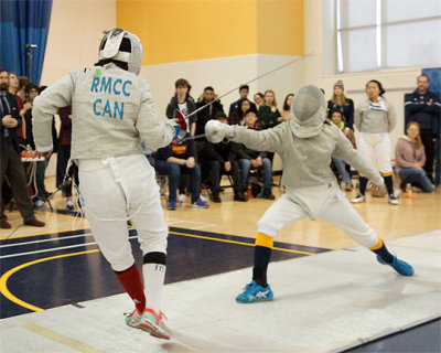 Queen's Fencing at W-OUA Championship Team Sabre 02-12-17