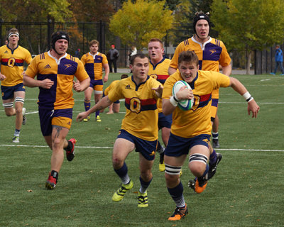 Queen's vs Laurier M-Rugby 11-04-17