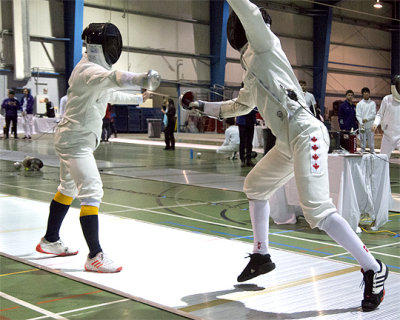 Queen's vs OUA M-Fencing 02-03-18