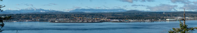 Campbell River Panorama - Shot from Quadra Island