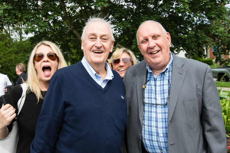 Gerry and Eugene with the photo bombers
