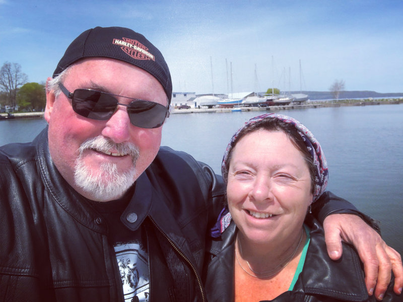 Melinda and I