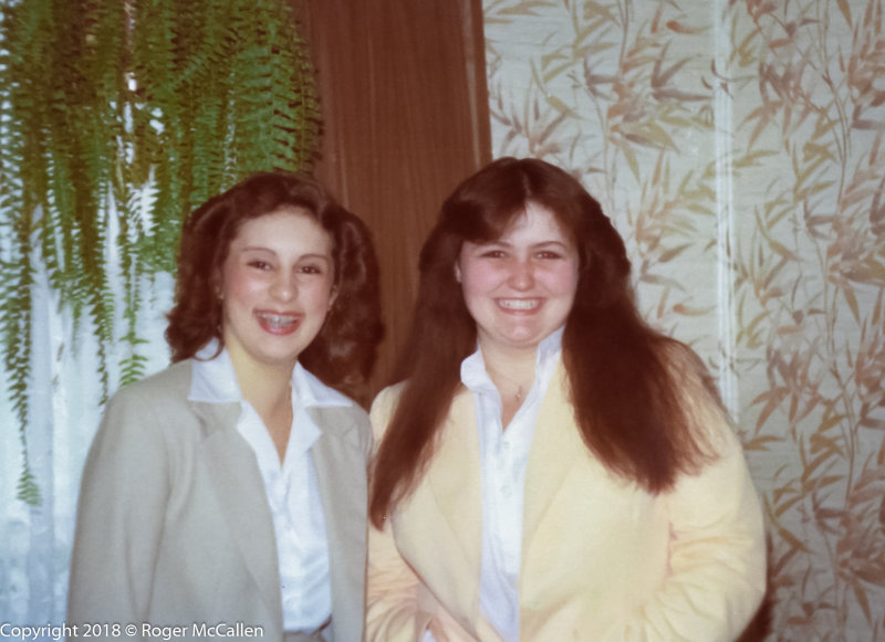 My sister Shelia McCallen (right) and a girlfriend