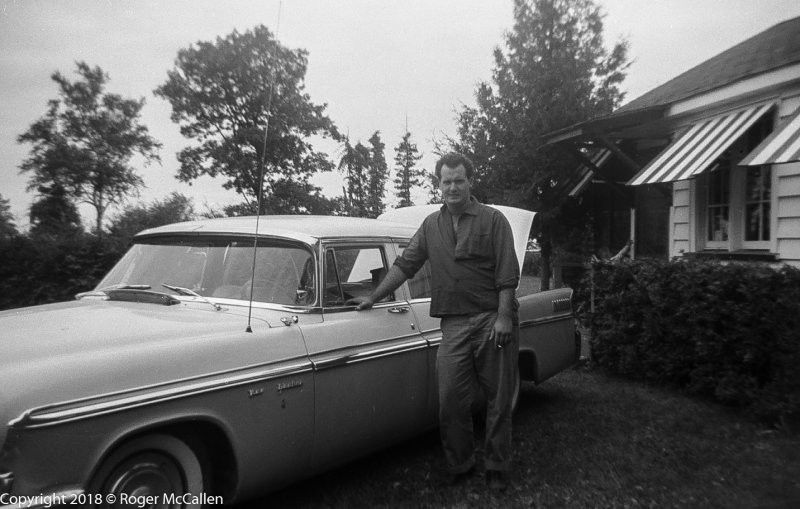 Uncle Jack Merry at the cottage on Lake Simcoe