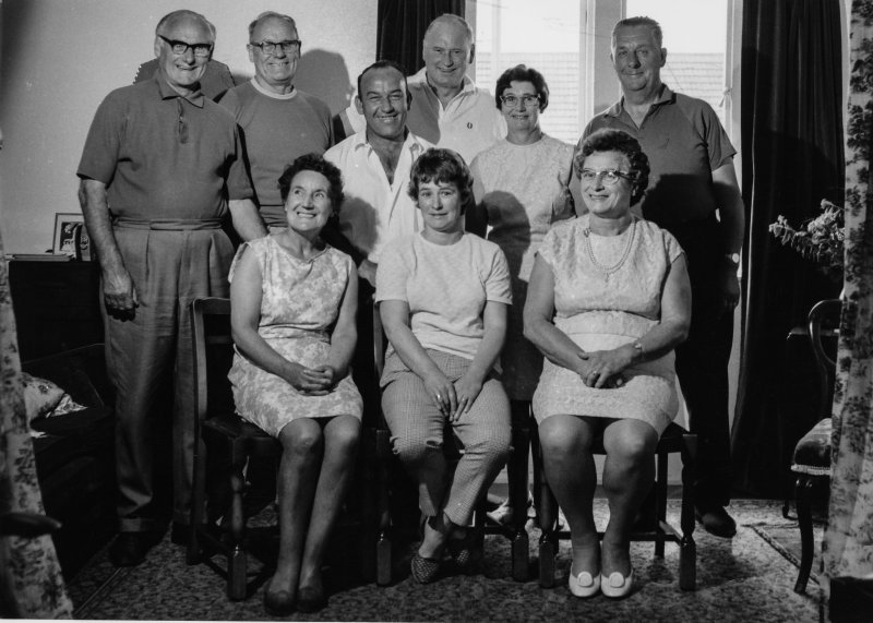 Granpa and Grandma with Uncle Jack and their Family