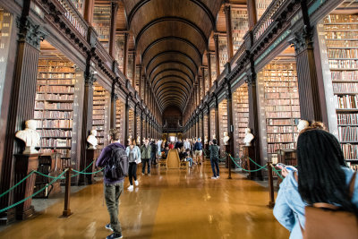 Library at Trinity College in Dublin Ireland...Incredible