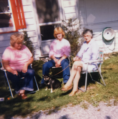 Mom with Charlene and Aunt Helen Hornbeck
