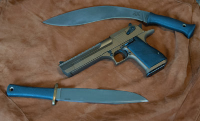 A Desert Eagle with some Cold Steel
