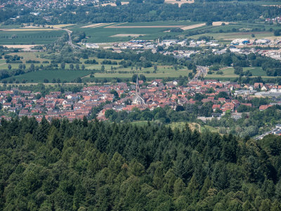 Steinbach from Yburg Castle