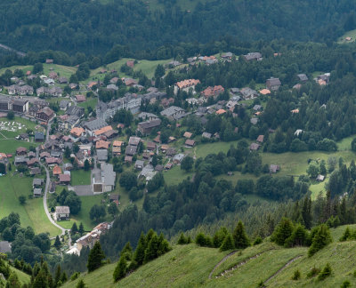 Wengen from the Mnnlichen Gondola