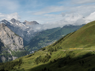  From the train to Kleine Scheidegg