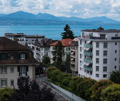 Lake Geneva from our balcony
