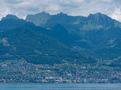 France from Lake Geneva
