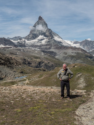 Ed and Matterhorn near the Riffelsee
